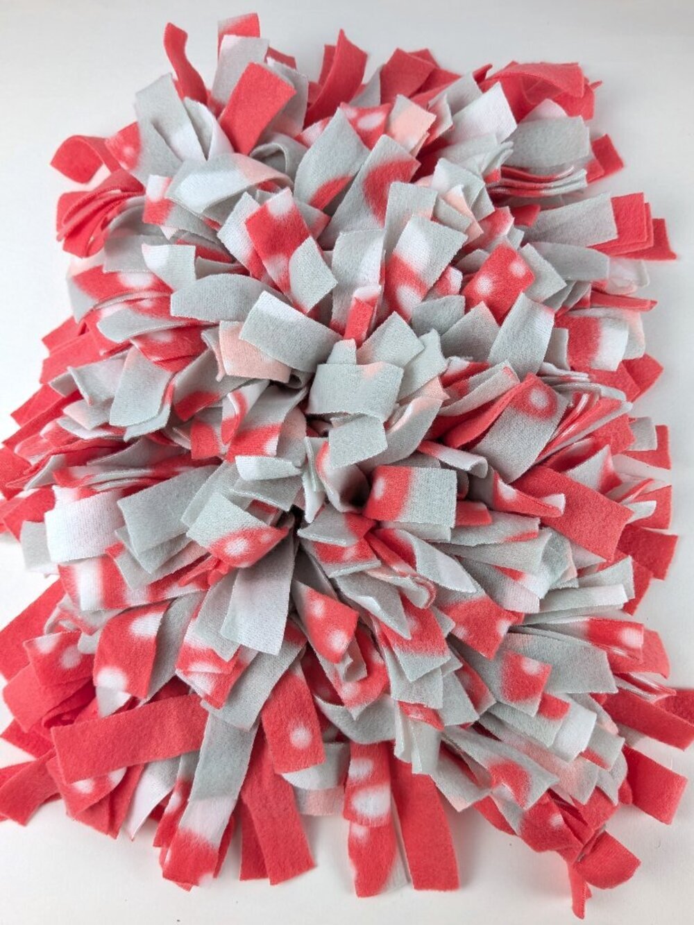 NEW Dog/Cat Snuffle Mat - Coral Pink/Gray/White #61